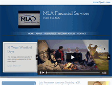 Tablet Screenshot of mlainsurancecoverage.com
